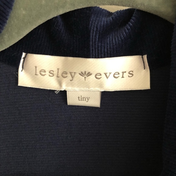 Dark Rich Blue Lesley Evers Velvet Dress - Picture 5 of 5